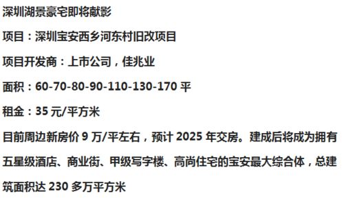 西丽同富裕工业城城市更新单元实施主体公示